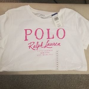 Pink Ralph Lauren Polo T-shirt